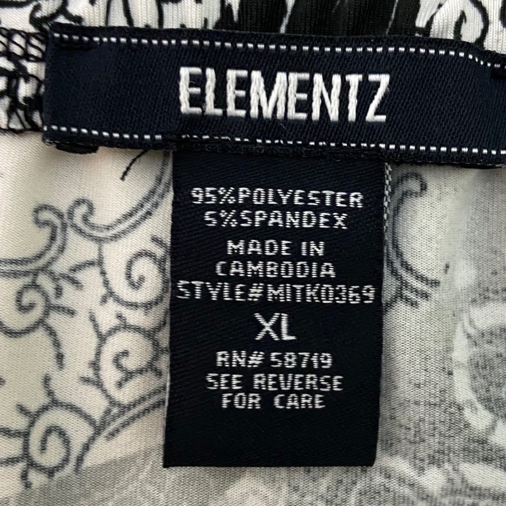 Elementz Patchwork Floral Paisley Skirt Whimsigoth Y2K Abstract Artsy Retro XL - Picture 4 of 9